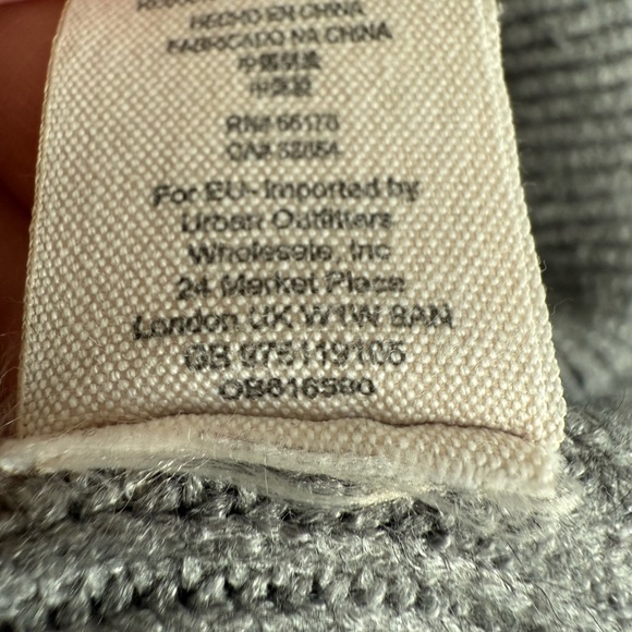 FREE PEOPLE Softly Structured Tunic‎ Sweater in Grey size XS Turtleneck Cozy - Picture 7 of 7